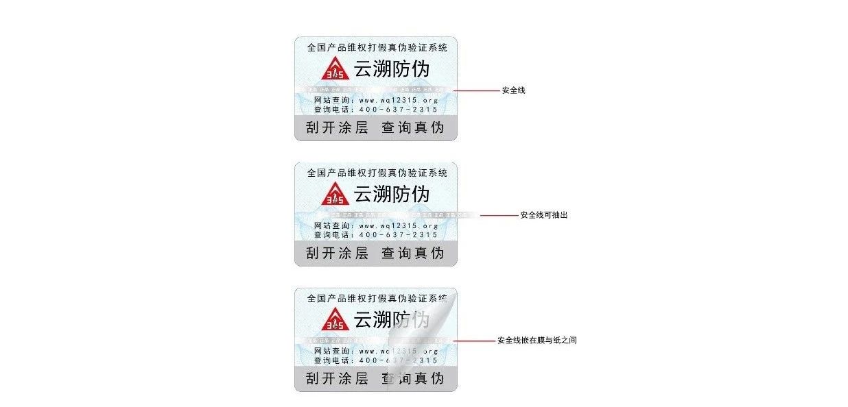 防伪标签的实用性